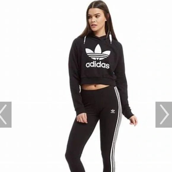 Adidas Cropped Hoodie - Picture 2 of 7